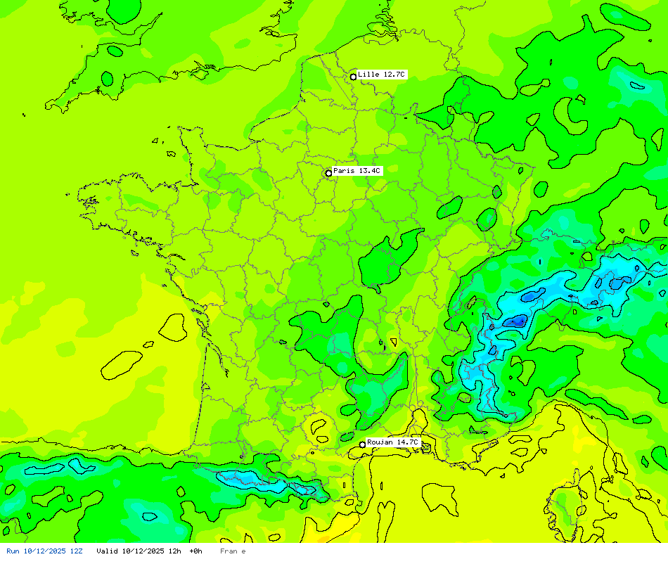 Temperature France