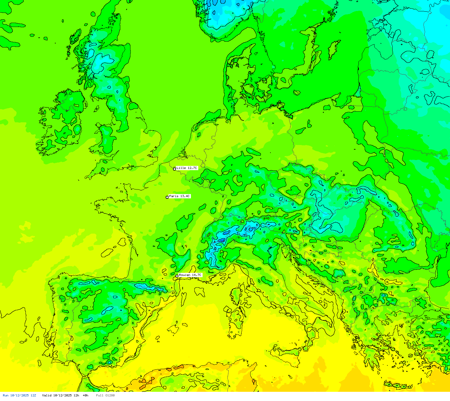 Temperature Europe