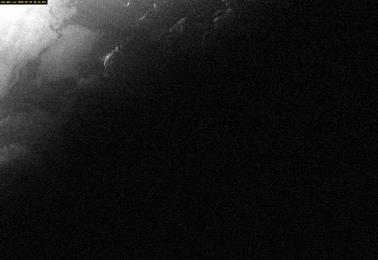 Dernière image satellite visible de la France